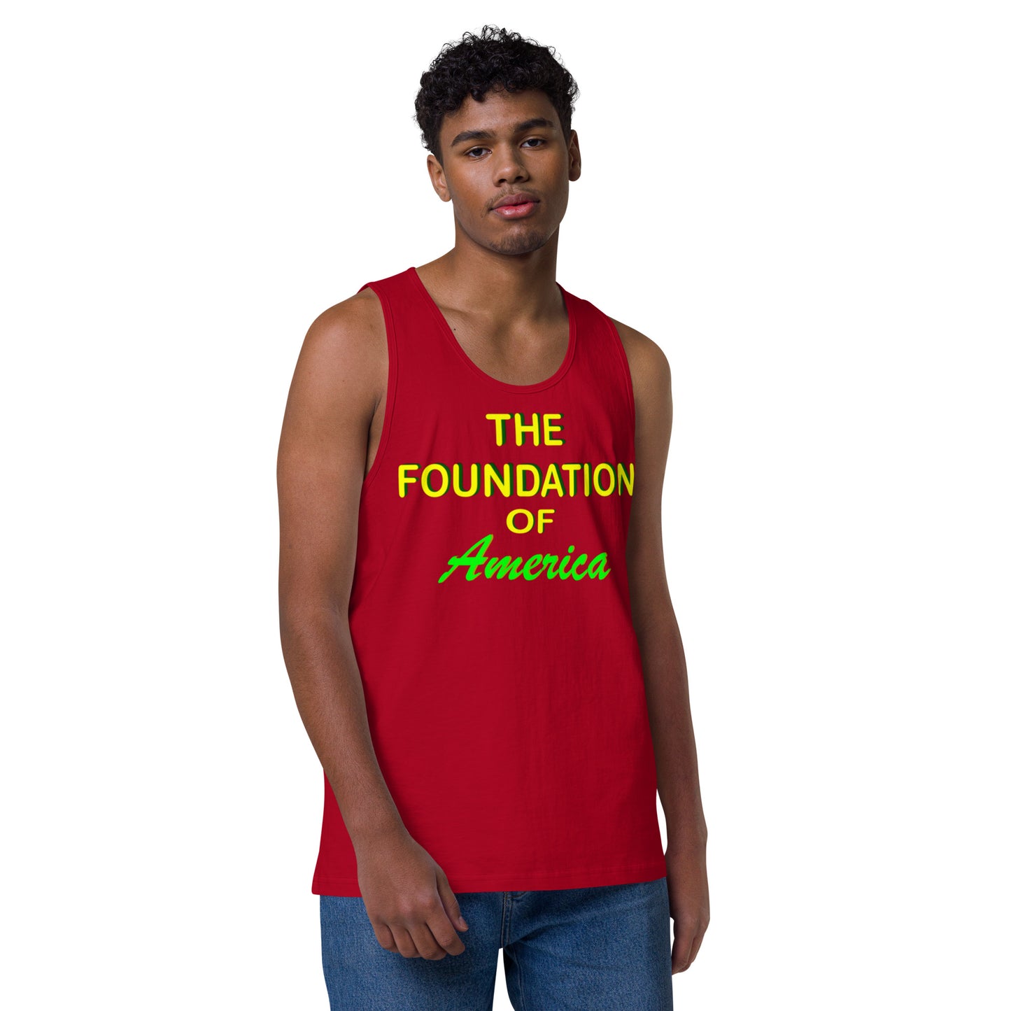 Men’s premium FBA tank top