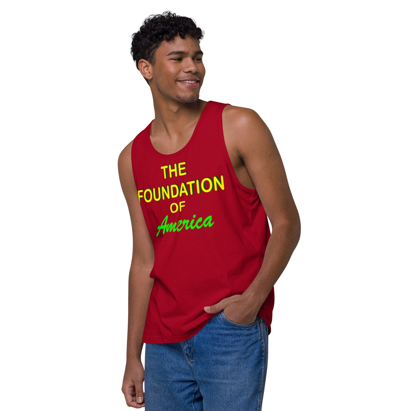 Men’s premium FBA tank top