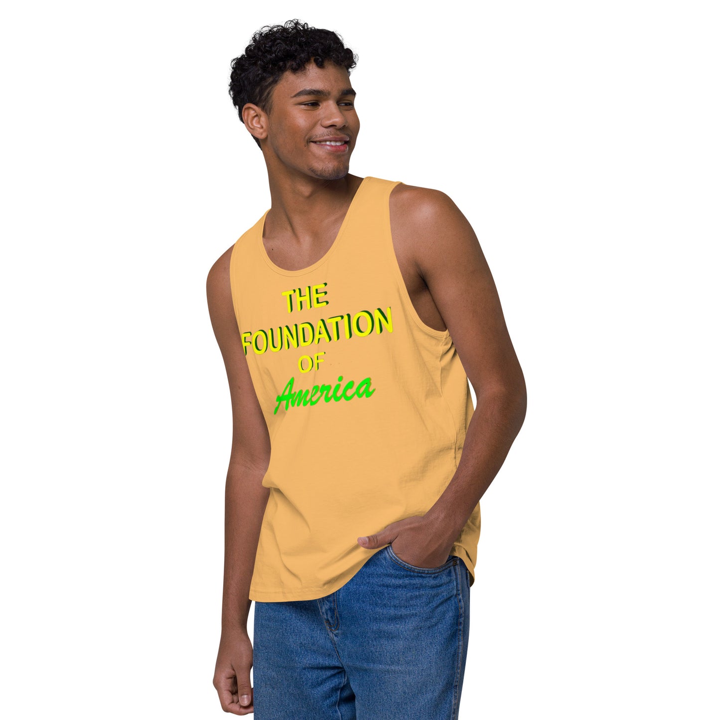 Men’s premium FBA tank top