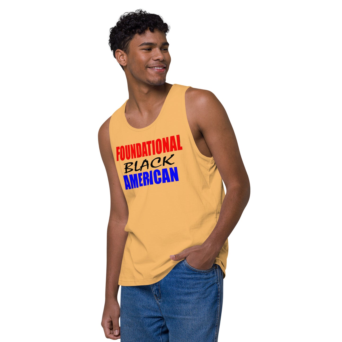 Men’s premium FBA tank top