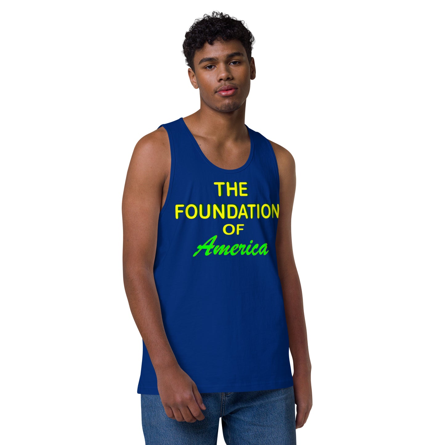 Men’s premium FBA tank top