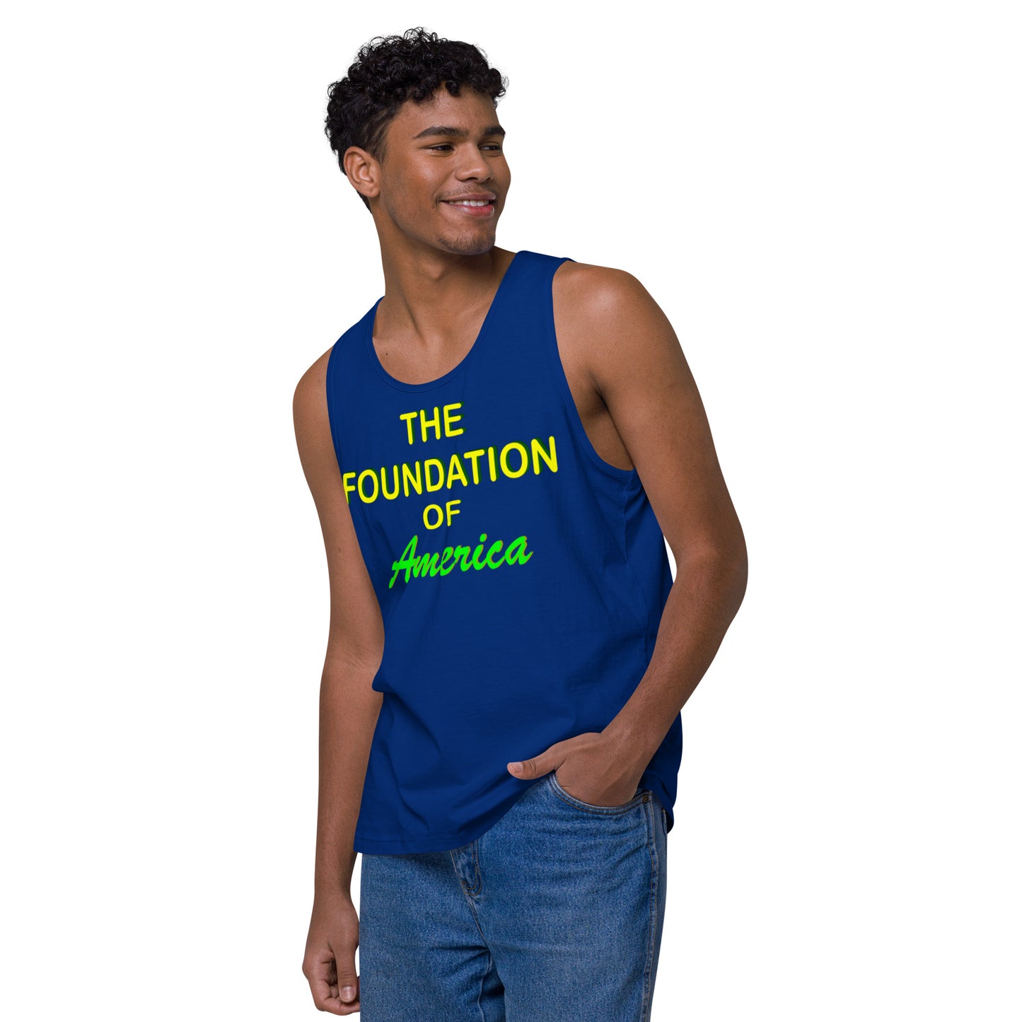 Men’s premium FBA tank top