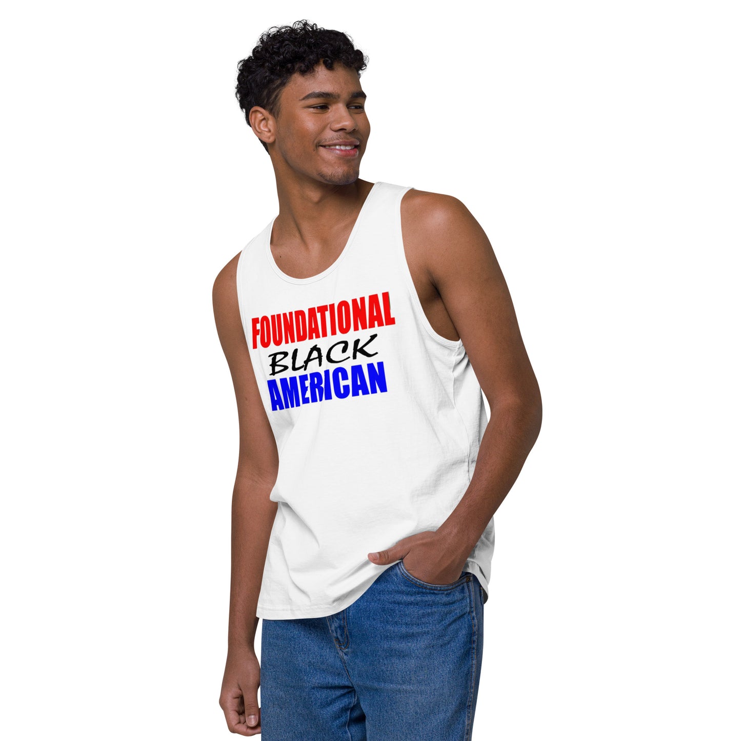 Men’s premium FBA tank top