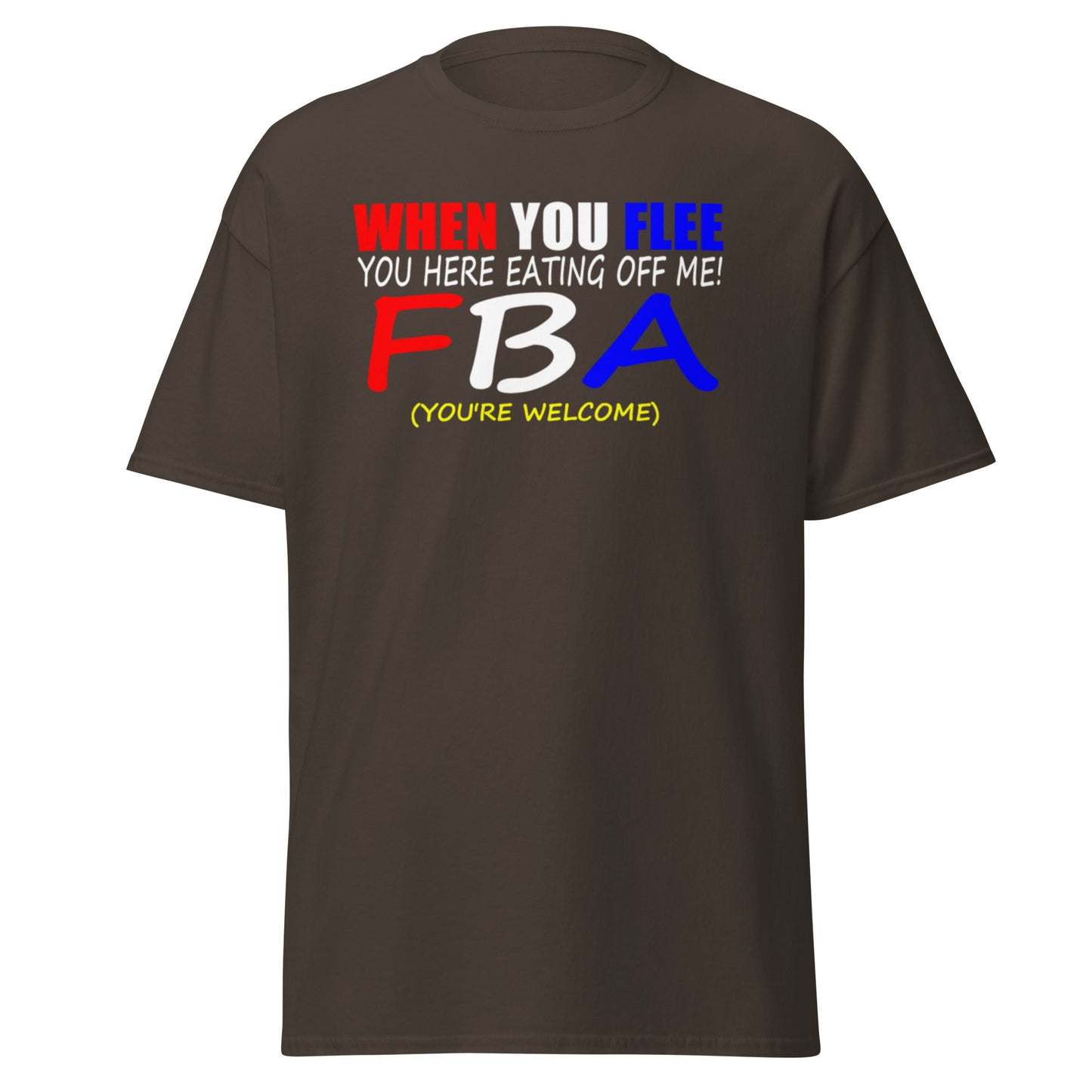 Unisex classic FBA flee tee (Gold FBA Version)