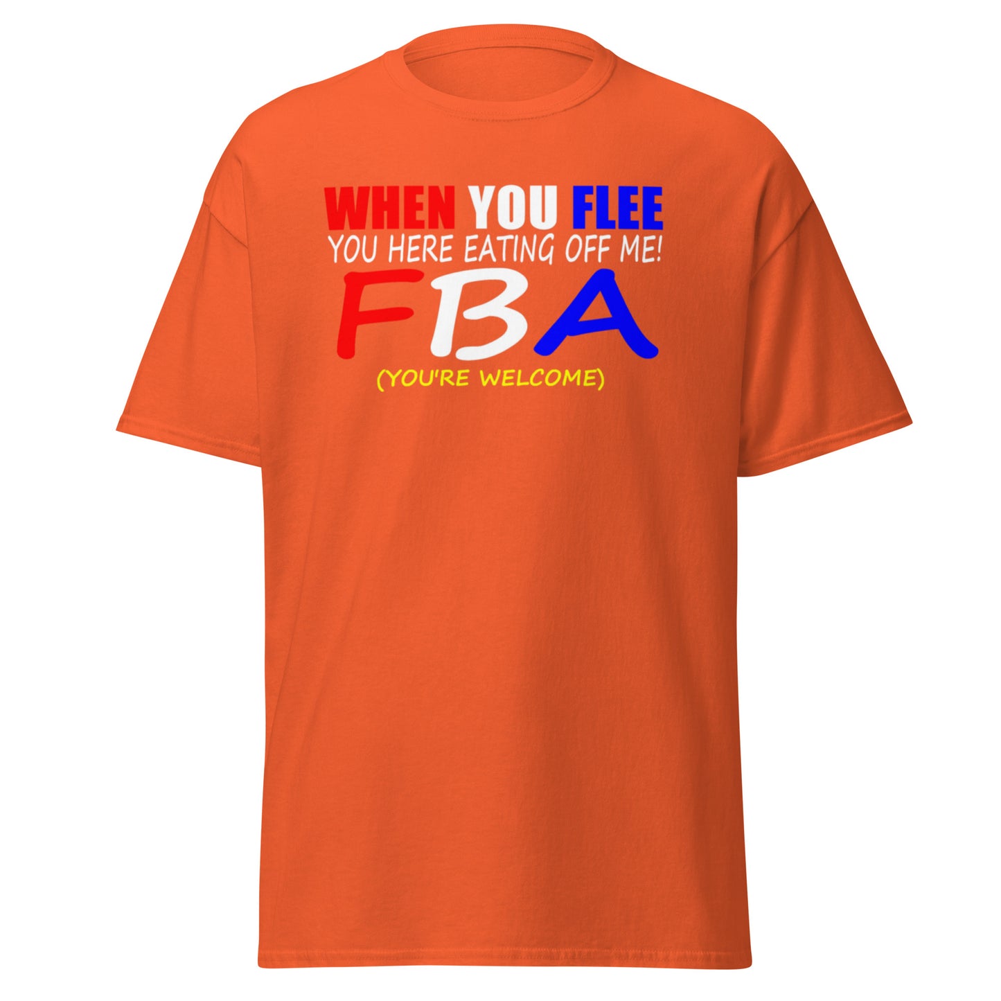 Unisex classic FBA flee tee (Gold FBA Version)