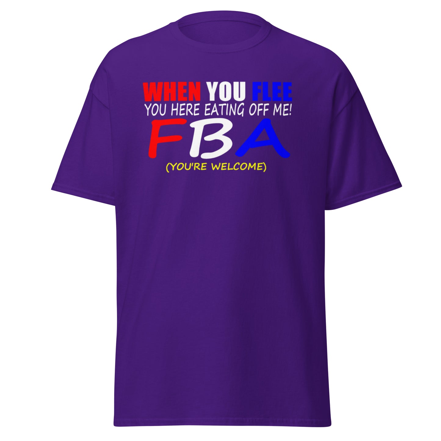 Unisex classic FBA flee tee (Gold FBA Version)