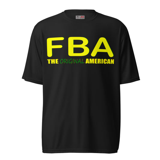 Unisex performance crew neck FBA t-shirt