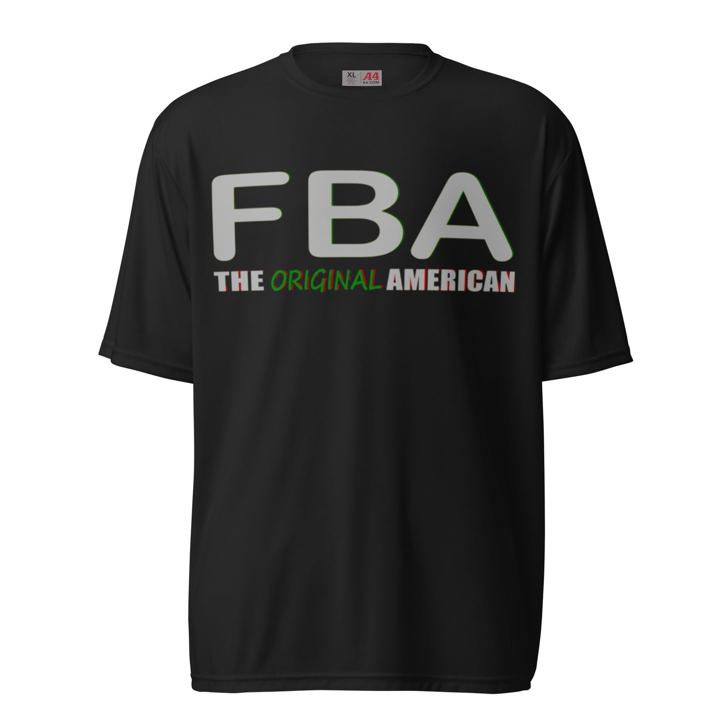 Unisex performance crew neck FBA t-shirt