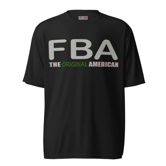 Unisex performance crew neck FBA t-shirt
