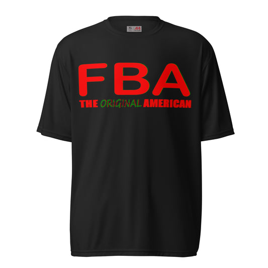 Unisex performance crew neck FBA t-shirt