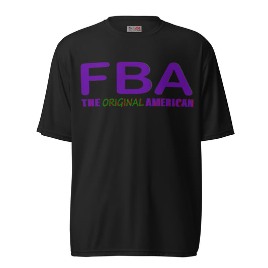 Unisex performance crew neck FBA t-shirt