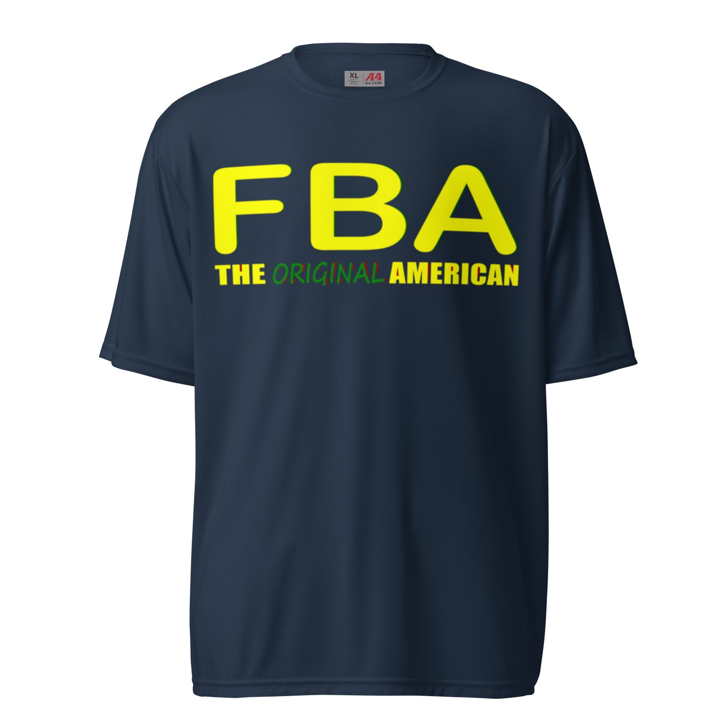 Unisex performance crew FBA neck t-shirt