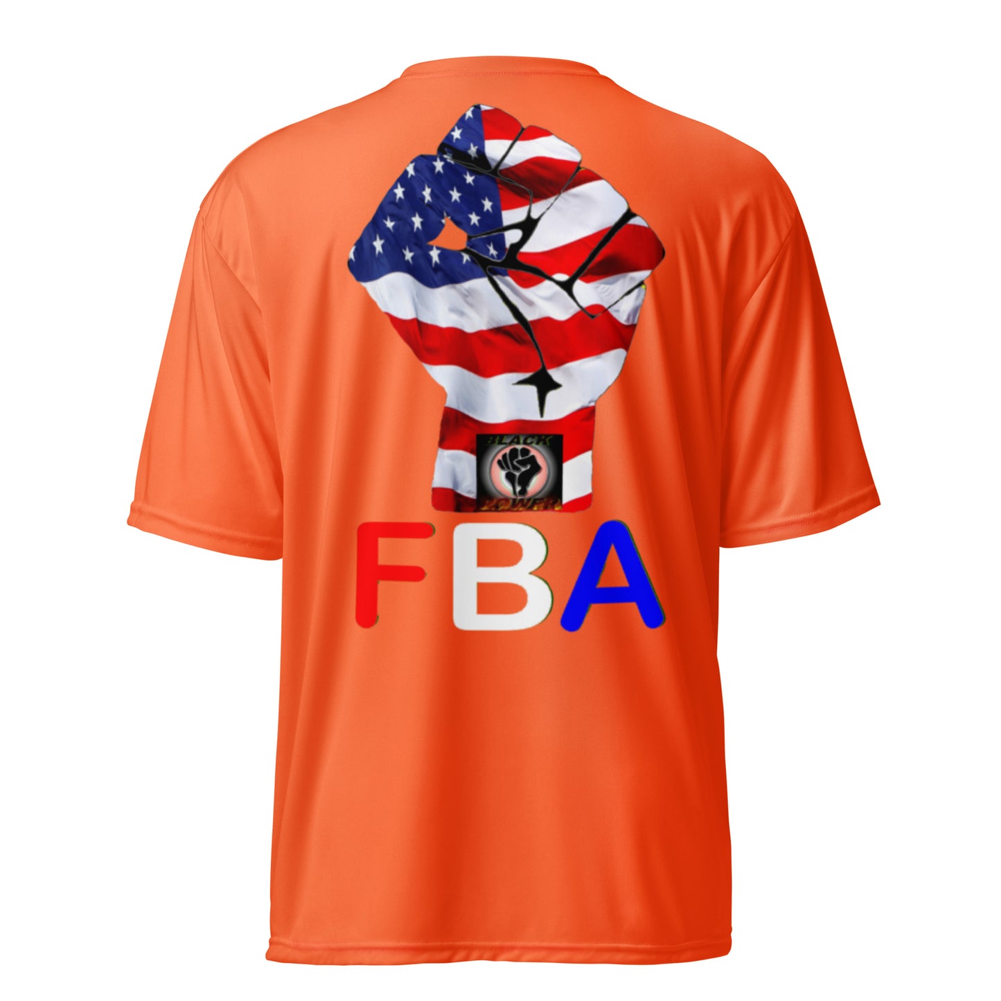 Unisex performance FBA crew neck t-shirt